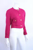 Vintage Chanel Cropped Boucle Jacket 