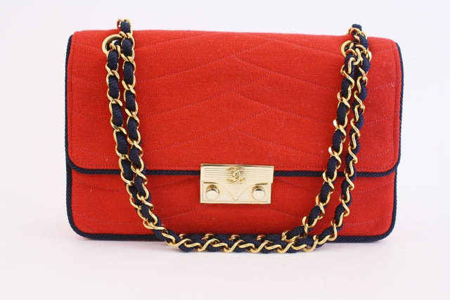 Rare Vintage Chanel Denim Flap Bag at Rice and Beans Vintage  Vintage  chanel handbags, Vintage chanel bag, Chanel handbags