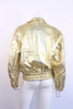 Ralph Lauren Gold Leather Jacket 
