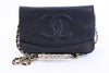 Vintage Chanel caviar wallet on chain (WOC)