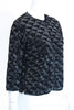 Vintage 50's Black Sequin Scalloped Pattern Jacket