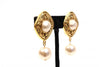 Vintage Chanel Gold Pearl Earrings 