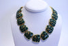 Vintage Gold and Emerald Necklace