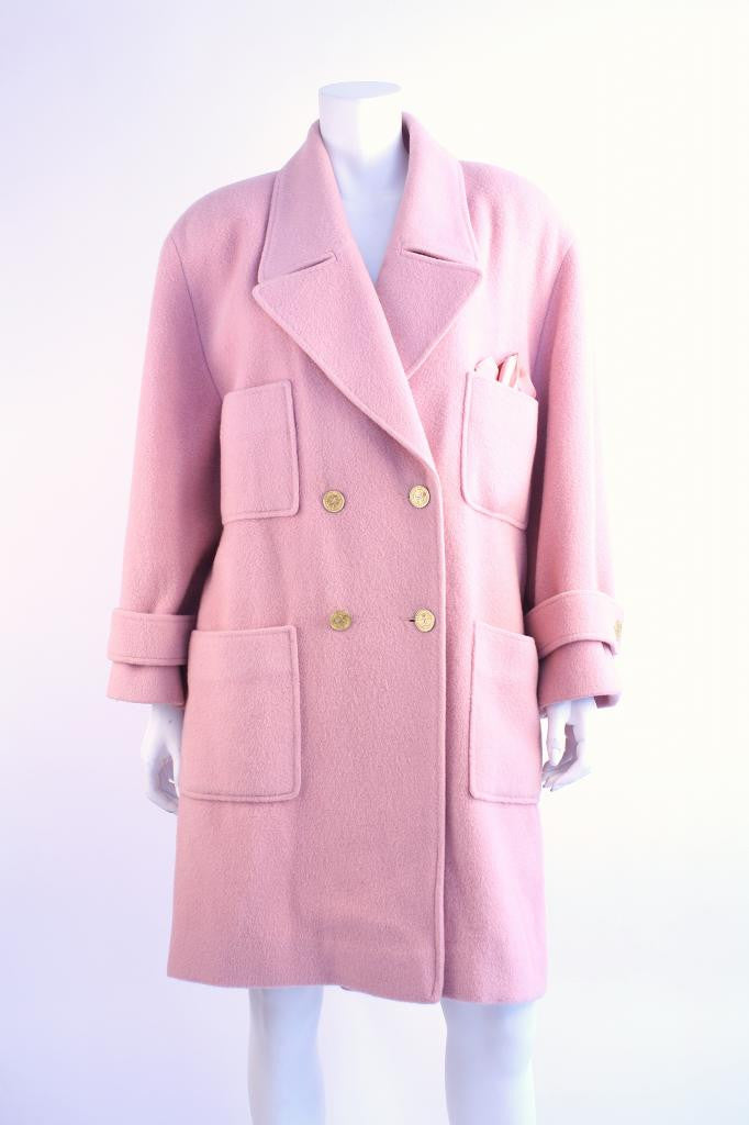 Vintage Chanel Pink Coat 