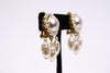Vintage 60's Miriam Haskell Fresh Water Pearl Earrings 