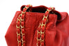 Rare Vintage Chanel Red Handbag 
