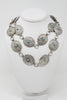 Vintage Sterling Silver Turquoise Belt Necklace