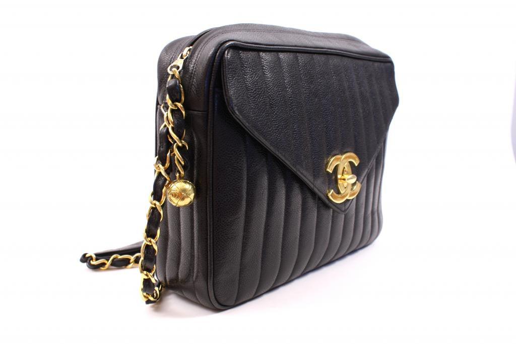 CHANEL Caviar Maxi Double Flap Bag at Rice and Beans Vintage