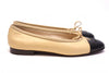 Chanel Ballet Flats in Creame and Black