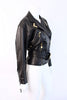 Vintage Gianni Versace Fringe Leather Jacket 