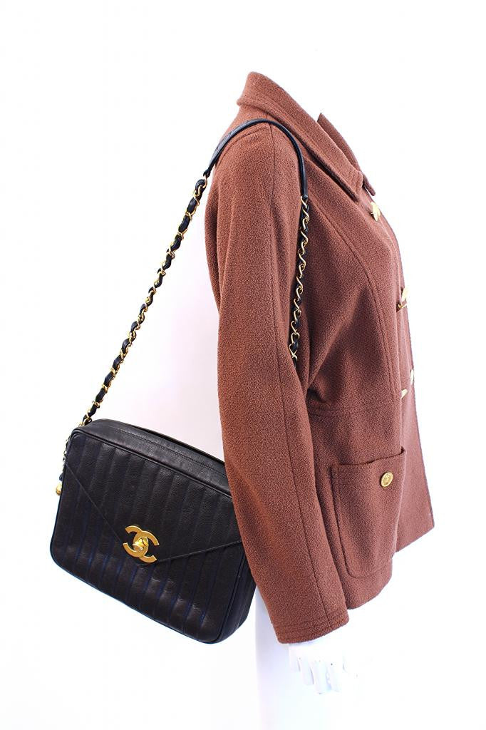 Vintage Red Chanel 3 Series Quilted Jumbo XL Flap Bag – Designer Revival