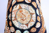 Vintage HERMES "Rocaille" Shell Print Silk Scarf