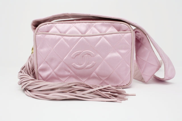 Rare Vintage CHANEL Pink Mini Bag at Rice and Beans Vintage
