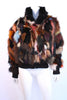 Rainbow Fox Fur Jacket at Rice and Beans Vintage