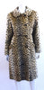 Vintage 60's Safari by Fairmoor Faux Leopard Fur Coat 