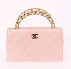 Rare Vintage CHANEL Pink Top Handle Bag