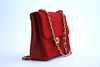 Vintage CHANEL Red Mini Flap Bag