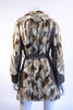 Vintage 60's Patchwork Mink Fur & Leather Coat