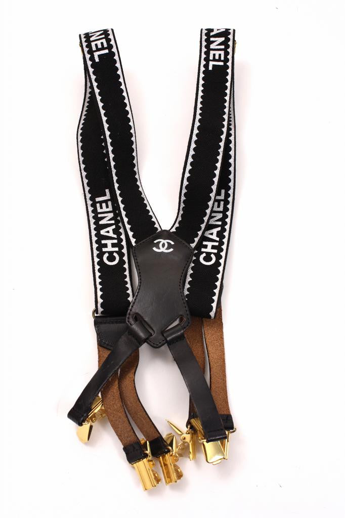 RARE Vintage CHANEL Suspenders at Rice and Beans Vintage