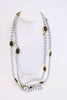rare Vintage chanel pearl chicklet necklace
