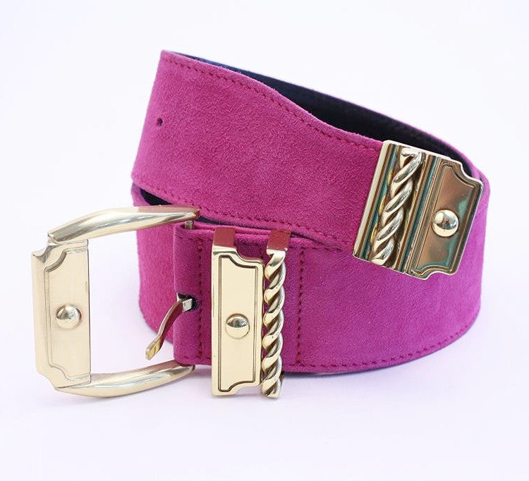 Vintage belt Versus by Gianni Versace/Red silver leather belt/Versus belt  by Gianni Versace/Vintage belt/Fashion design belt