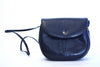 1970s CHARLES JOURDAN Navy Leather Handbag