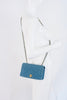 Rare Vintage CHANEL Denim Single Flap Bag