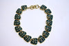 Vintage Gold and Emerald Necklace