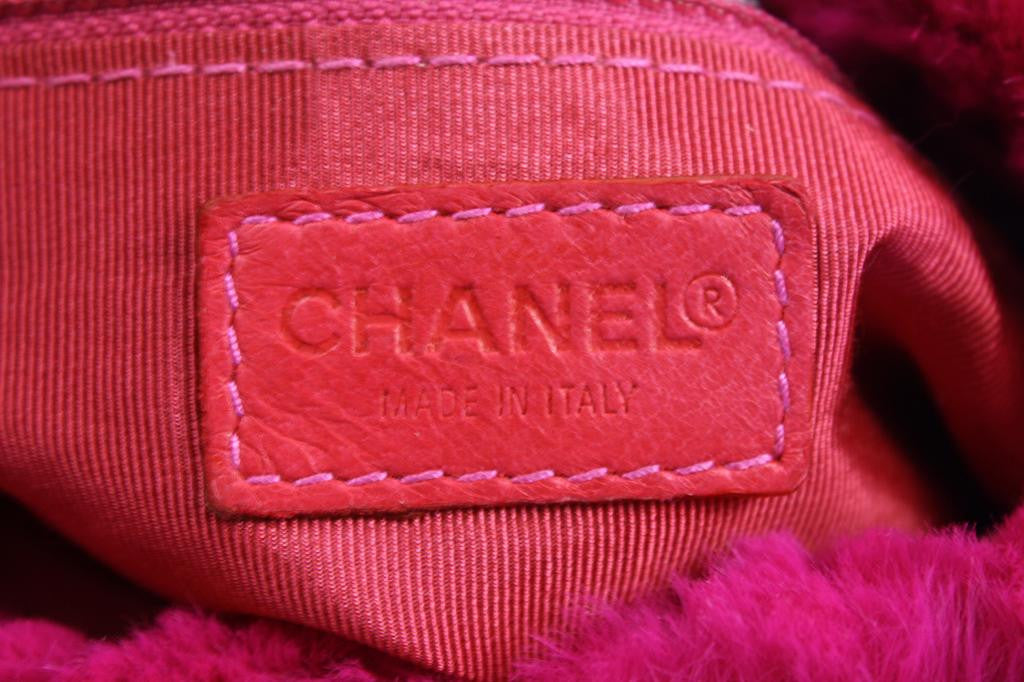 CHANEL Pink Lapin Rabbit Fur Bag at Rice and Beans Vintage