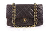 Vintage Chanel Brown Double Flap Handbag