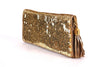 Vintage Chanel Gold Sequin Clutch Bag 