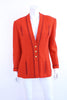 Vintage Chanel Red Boucle Jacket