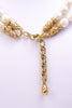 Vintage 80's Pearl & Gold Knot Necklace