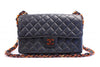 Vintage Chanel Flap Handbag with Tortoise 