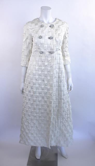 Vintage 60's Saks Fifth Avenue White Coat