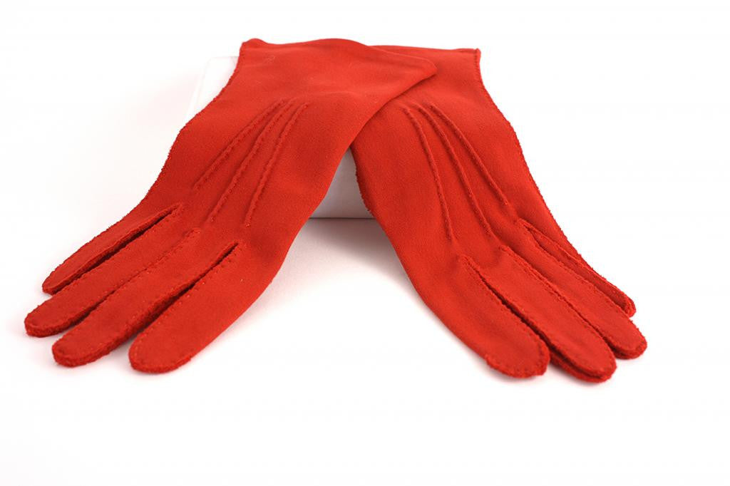 Vintage 60's Red Gloves 