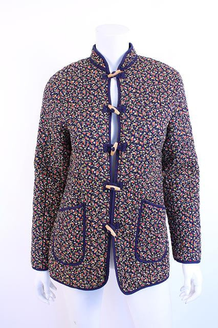 Vintage 70's Liberty Print Quilted Jacket