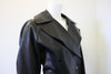 1990s ALAIA Black Fitted Corset Leather Jacket