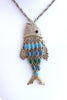 Vintage 70's Fish Necklace