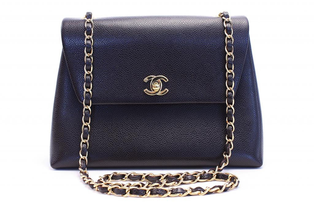 Vintage CHANEL Caviar Flap Handbag