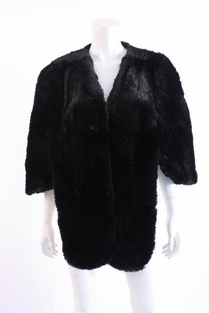 Vintage 40's Sheared Beaver fur Cape Stole
