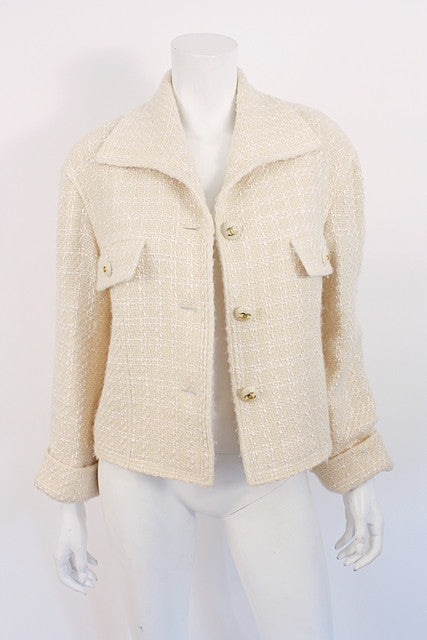 Vintage CHANEL Boucle Jacket at Rice and Beans Vintage