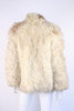 Vintage 70's Textured Shearling Fur Coat 
