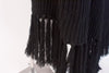 HANIFA Black Knit "Maya" Wrap Dress