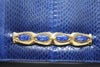Vintage 80's Snakeskin Jeweled Bag
