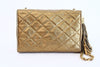 Vintage Chanel Bronze Metallic Flap Bag