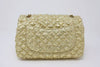  Limited Edition CHANEL 08C Gold Double Flap Handbag