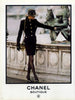 Vintage 80's CHANEL Black Cotton Dress