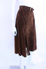 Vintage 70's Gucci Suede A Line Skirt