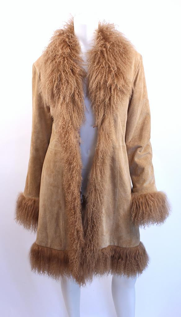 Mongolian Lamb Fur Coat